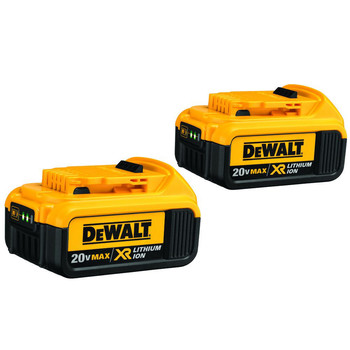 Dewalt DCB204-2 20V MAX XR 4 Ah Lithium-Ion Battery (2-Pack) Dewalt DCB204-2 20V MAX XR 4 Ah Lithium-Ion Battery (2-Pack)