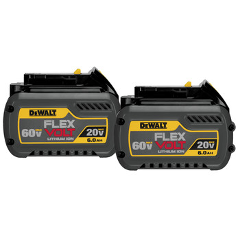 Dewalt DCB606-2 FLEXVOLT 20V/60V MAX 6.0 Ah Battery Pack (2-Pack) Dewalt DCB606-2 FLEXVOLT 20V/60V MAX 6.0 Ah Battery Pack (2-Pack)