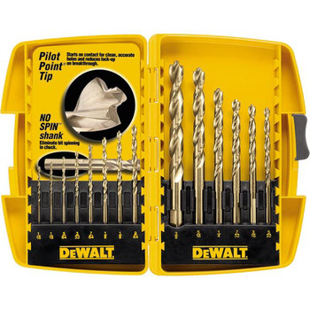 Dewalt DW1169 14-Piece Pilot Point and Drill Bit Set Dewalt DW1169 14-Piece Pilot Point and Drill Bit Set