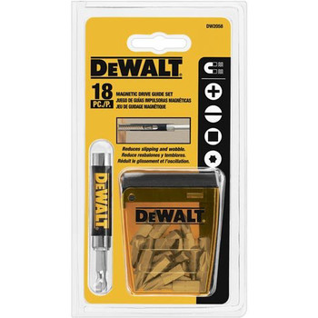 Dewalt DW2058CS 18-Piece Compact Magnetic Drive Guide Set Dewalt DW2058CS 18-Piece Compact Magnetic Drive Guide Set