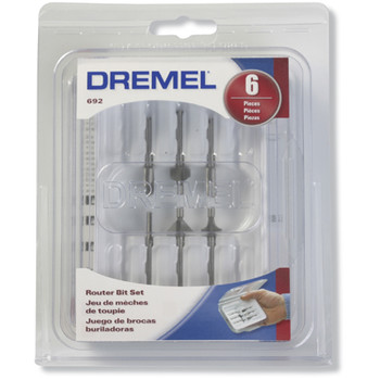 Dremel 692 6-Piece Router Bit Set Dremel 692 6-Piece Router Bit Set