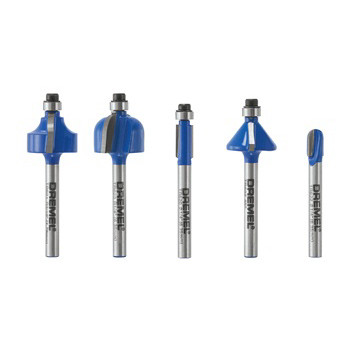 Dremel TR770 5-Piece Carbide Router Bit Starter Set Dremel TR770 5-Piece Carbide Router Bit Starter Set