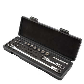 EZ Red 412SS 33-Piece 1/4 in. Drive Stick Combo Socket Bit Set EZ Red 412SS 33-Piece 1/4 in. Drive Stick Combo Socket Bit Set