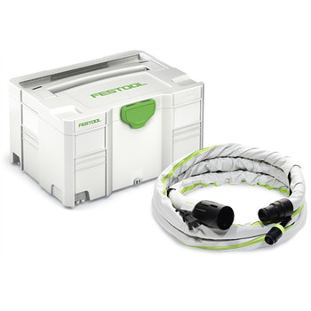 Festool 500276 11-1/2 ft. Suction Hose with Sleeve in SYS 3 Systainer Festool 500276 11-1/2 ft. Suction Hose with Sleeve in SYS 3 Systainer