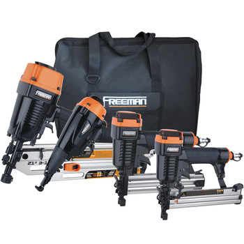 Freeman P4FRFNCB Framing and Finishing 4-Tool Combo Kit Freeman P4FRFNCB Framing and Finishing 4-Tool Combo Kit