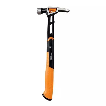 UPC 611618102118 product image for Fiskars 750211-1001 15.5 in. 16 oz. Milled-Face General Use Hammer | upcitemdb.com