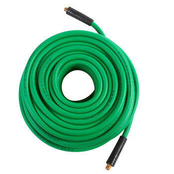 Hitachi 115318 3/8 in. x 100 ft. Professional Grade Hybrid Hose (Green) Hitachi 115318 3/8 in. x 100 ft. Professional Grade Hybrid Hose (Green)
