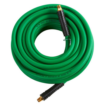 Hitachi 115319 3/8 in. x 50 ft. Professional Grade Hybrid Hose (Green) Hitachi 115319 3/8 in. x 50 ft. Professional Grade Hybrid Hose (Green)