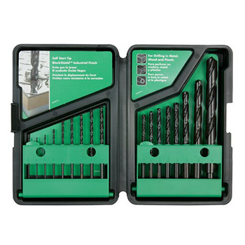 Hitachi 728081 17-Piece Black Oxide Shield Split Point Drill Bit Set Hitachi 728081 17-Piece Black Oxide Shield Split Point Drill Bit Set