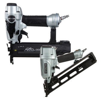 Hitachi KNT65-50 2-Piece Angled Finish Nailer & Brad Nailer Combo Kit Hitachi KNT65-50 2-Piece Angled Finish Nailer & Brad Nailer Combo Kit