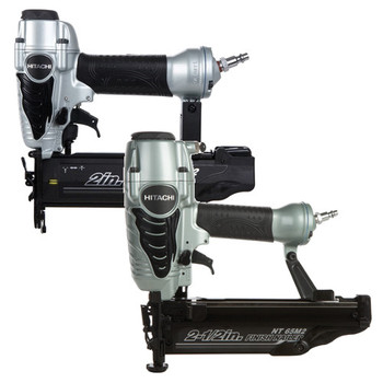 Hitachi KNT65M-50 2-Piece Straight Finish Nailer & Brad Nailer Combo Kit Hitachi KNT65M-50 2-Piece Straight Finish Nailer & Brad Nailer Combo Kit