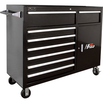 Homak BK04056082 56 in. 8 Drawer Roller Cabinet (Black) Homak BK04056082 56 in. 8 Drawer Roller Cabinet (Black)