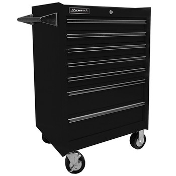 Homak BK04072601 27 in. 7 Drawer Rolling Cabinet (Black) Homak BK04072601 27 in. 7 Drawer Rolling Cabinet (Black)