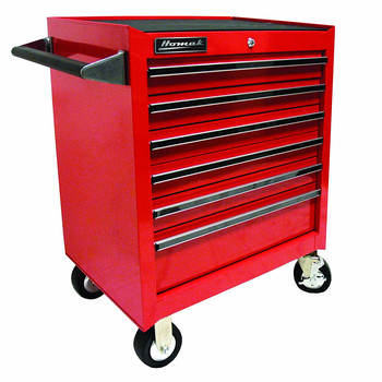 Homak RD04062601 27 in. 6 Drawer Rolling Cabinet (Red) Homak RD04062601 27 in. 6 Drawer Rolling Cabinet (Red)