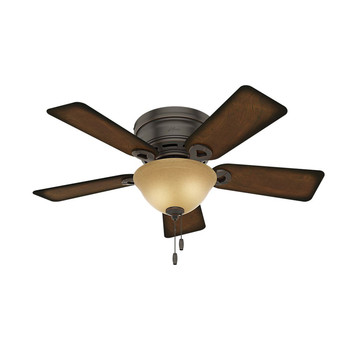 Hunter 51023 42 in. Conroy Onyx Bengal Ceiling Fan with Light Hunter 51023 42 in. Conroy Onyx Bengal Ceiling Fan with Light