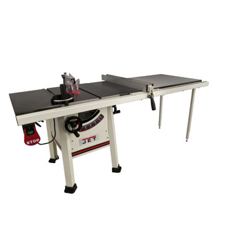 JET 708495K 1-3/4 HP 10 in. Single Phase Left Tilt ProShop Table Saw with 52 in. ProShop Fence and Riving Knife JET 708495K 1-3/4 HP 10 in. Single Phase Left Tilt ProShop Table Saw with 52 in. ProShop Fence and Riving Knife