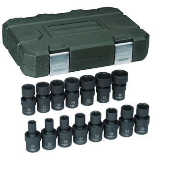 GearWrench 84918N 15-Piece Metric 3/8 in. Drive 6 Point Universal Impact Socket Set GearWrench 84918N 15-Piece Metric 3/8 in. Drive 6 Point Universal Impact Socket Set