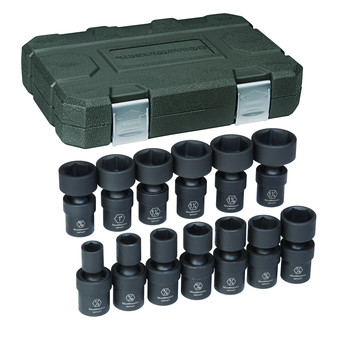 GearWrench 84938N 13-Piece SAE 1/2 in. Drive 6 Point Universal Impact Socket Set GearWrench 84938N 13-Piece SAE 1/2 in. Drive 6 Point Universal Impact Socket Set