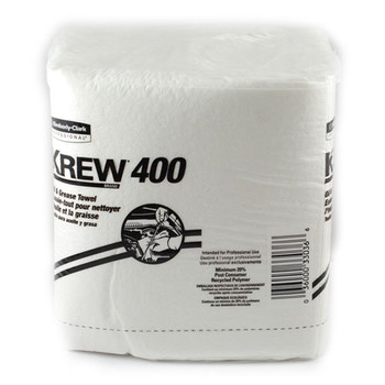 Krew 33036 White 400 Shop Towels Krew 33036 White 400 Shop Towels
