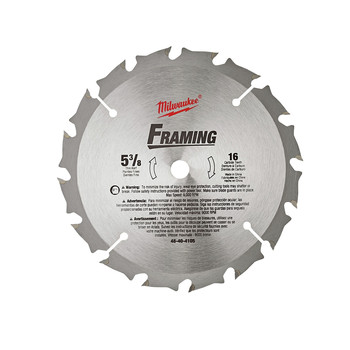 Milwaukee 48-40-4105 5-3/8 in. Framing Circular Saw Blade Milwaukee 48-40-4105 5-3/8 in. Framing Circular Saw Blade