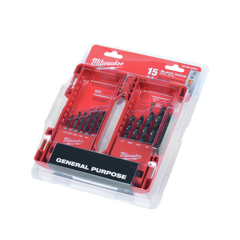 Milwaukee 48-89-2803 15-Piece Thunderbolt Black Oxide Drill Bit Set Milwaukee 48-89-2803 15-Piece Thunderbolt Black Oxide Drill Bit Set