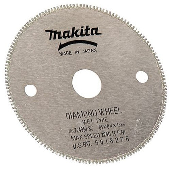Makita 724950-8D 3-3/8 in. Wet/Dry General Purpose Diamond Wheel Blade Makita 724950-8D 3-3/8 in. Wet/Dry General Purpose Diamond Wheel Blade