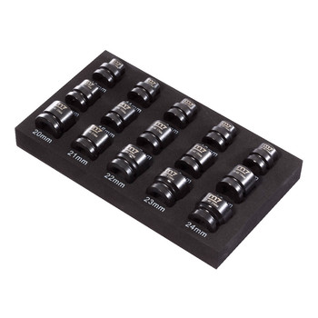 m7 Mighty Seven MA42015M 15-Piece 1/2 in. Drive Metric Mini Impact Socket Set m7 Mighty Seven MA42015M 15-Piece 1/2 in. Drive Metric Mini Impact Socket Set