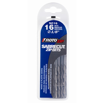 RotoZip SC16 1/8 in. RotoZip SabreCut Bit Pack (16-Pack) RotoZip SC16 1/8 in. RotoZip SabreCut Bit Pack (16-Pack)