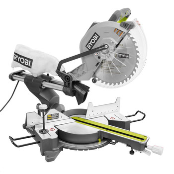 Ryobi ZRTSS120L 15 Amp 12 in. Sliding Compound Miter Saw with Laser Ryobi ZRTSS120L 15 Amp 12 in. Sliding Compound Miter Saw with Laser