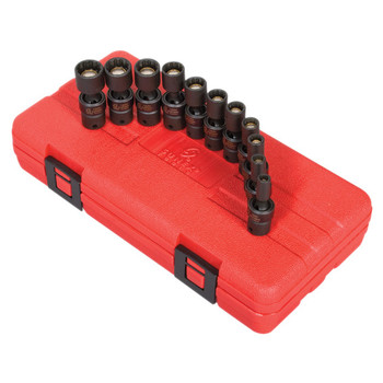 Sunex Tools 1825 11-Piece 1/4 in. Drive 12-Point Metric Magnetic Universal Impact Socket Set Sunex Tools 1825 11-Piece 1/4 in. Drive 12-Point Metric Magnetic Universal Impact Socket Set