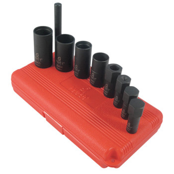 Sunex Tools 2840 9-Piece 1/2 in. Drive Wheel Lock Removal Impact Socket Set Sunex Tools 2840 9-Piece 1/2 in. Drive Wheel Lock Removal Impact Socket Set