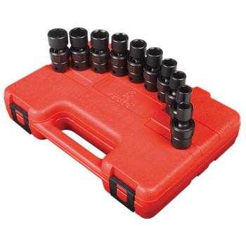Sunex Tools 3657 10-Piece 3/8 in. Drive Metric Universal Impact Socket Set Sunex Tools 3657 10-Piece 3/8 in. Drive Metric Universal Impact Socket Set