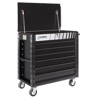 Sunex Tools 8057XT Full Drawer Professional Service Cart with Textured Finish Sunex Tools 8057XT Full Drawer Professional Service Cart with Textured Finish