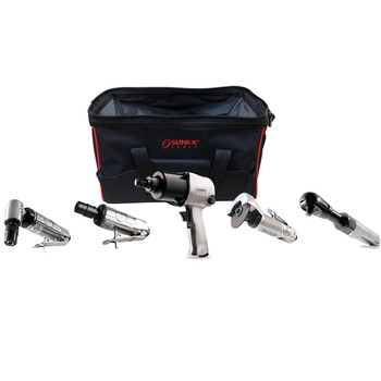 Sunex Tools SX231PBAGPR Pneumatic 5-Piece Air Tool Combo Kit Sunex Tools SX231PBAGPR Pneumatic 5-Piece Air Tool Combo Kit