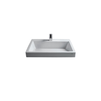TOTO LT171G-01 Kiwami Vessel Clay 17.75 in. x 23.63 in. Rectangular Bathroom Sink (Cotton White) TOTO LT171G-01 Kiwami Vessel Clay 17.75 in. x 23.63 in. Rectangular Bathroom Sink (Cotton White)