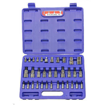 VIM Tool TMS34PF 34-Piece Torx Master Impact Driver/Socket Set VIM Tool TMS34PF 34-Piece Torx Master Impact Driver/Socket Set