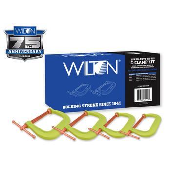 Wilton 11114 Spark-Duty 400CS Hi-Vis C-Clamp Kit Wilton 11114 Spark-Duty 400CS Hi-Vis C-Clamp Kit