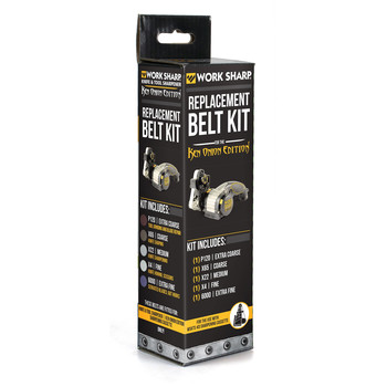 Work Sharp WSSAKO81113 Assorted Belt Kit for WSKTS-KO Knife Sharpener Work Sharp WSSAKO81113 Assorted Belt Kit for WSKTS-KO Knife Sharpener