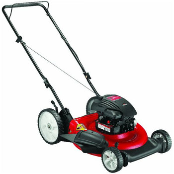 UPC 043033567232 product image for Yard Machines 11A-B00X700 125cc Gas 21 in. Mulching Side Discharge Lawn Mower | upcitemdb.com