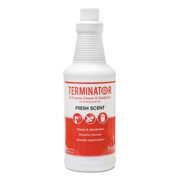 Fresh Products 12-32-TN Terminator Deodorizer All-Purpose Cleaner, 32oz Bottles (12/Carton)