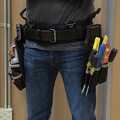 Tool Belts | Klein Tools 55920 Tradesman Pro 54 in. x 5 in. x 1 in. Modular Tool Belt - X-Large, Black image number 4