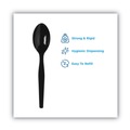 New Arrivals | Dixie SSS51 Smartstock Plastic Cutlery Refill Spoons - Black (24 Packs/Carton, 40/Pack) image number 2