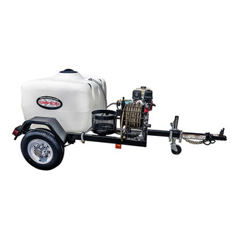 Simpson 95001 Trailer 3800 PSI 3.5 GPM Cold Water Mobile Washing System Powered by HONDA