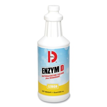 Big D Industries 050000 32 oz. Enzym D Digester Liquid Deodorant - Lemon (12/Carton)