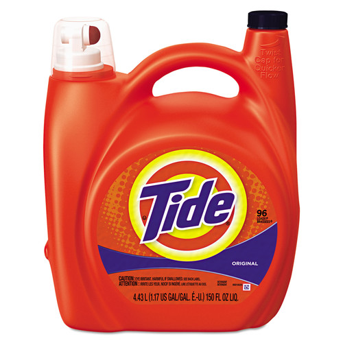Tide 40367 150 oz Pump Dispenser Original Ultra Liquid Laundry Detergent (4/Carton) image number 0
