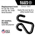 Tool Belts | Klein Tools 5144H Hook for Aerial Baskets image number 3