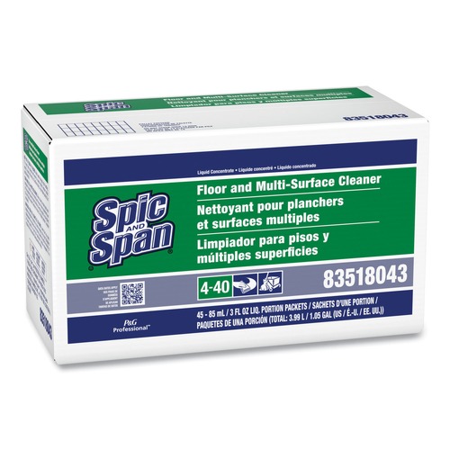 Cleaning Supplies | Spic and Span 02011 3 oz. Packet Liquid Floor Cleaner (45/Carton) image number 0