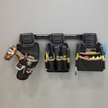 Tool Belts | Klein Tools 55913 Tradesman Pro 11.75 in. x 8.625 in. x 6 in. Modular Parts Pouch with Belt Clip - Black/Gray/Orange image number 6