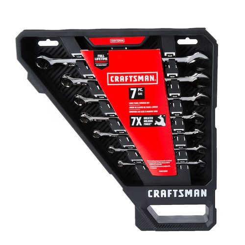 Craftsman CMMT12062L 12-Point Standard SAE Standard Combination Wrench Set (7-Piece) image number 0