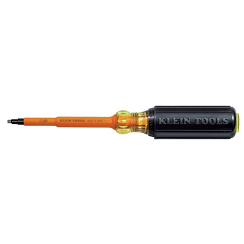 Klein Tools 662-4-INS 4 in. Shank Insulated #2 Square Screwdriver